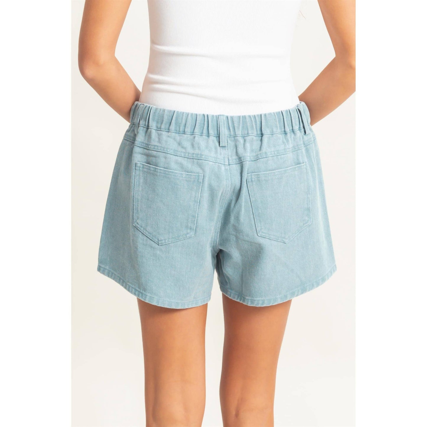 Cute Pocked Detail Summer Shorts