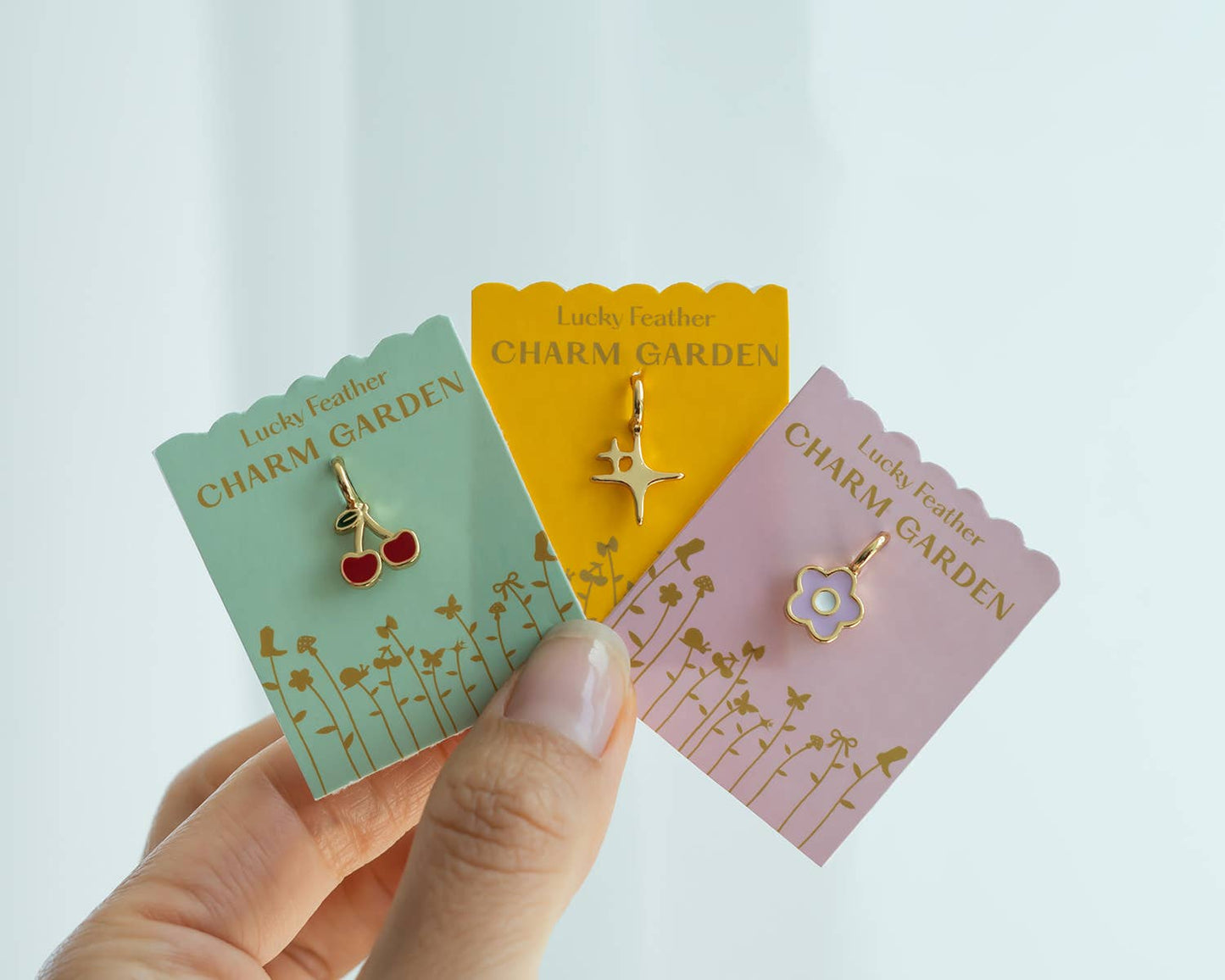 Charm Garden Gold Pendants