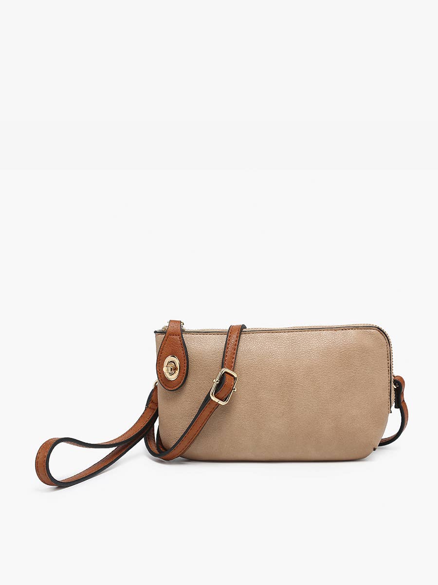 Kendall Twist Lock Crossbody/Wristlet Bag