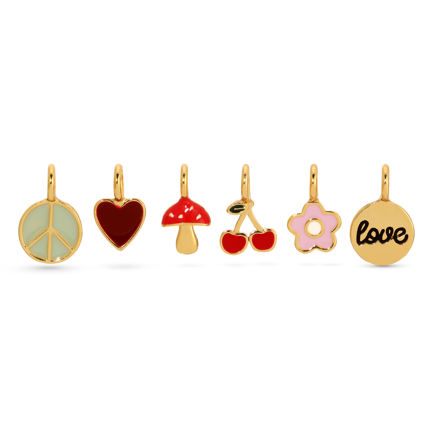 Charm Garden Gold Pendants