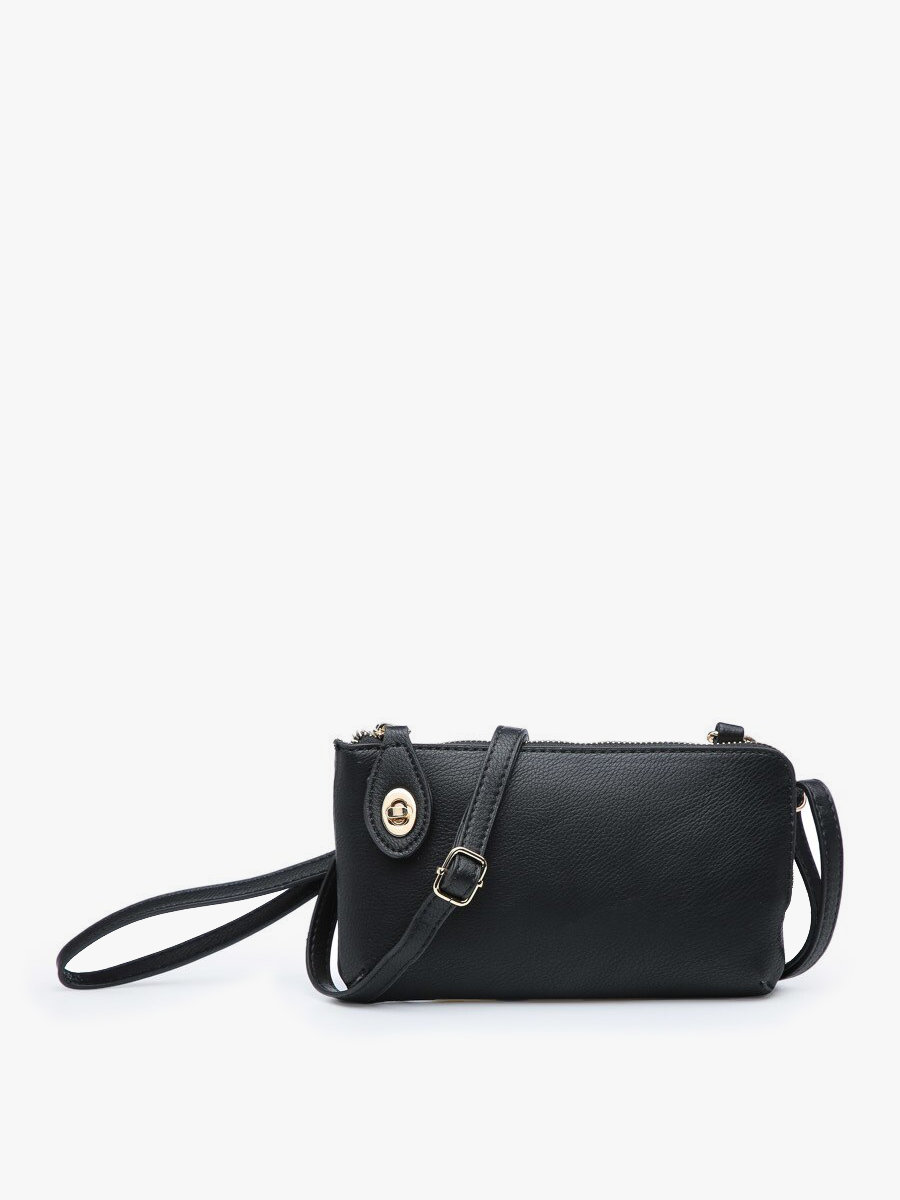 Kendall Twist Lock Crossbody/Wristlet Bag