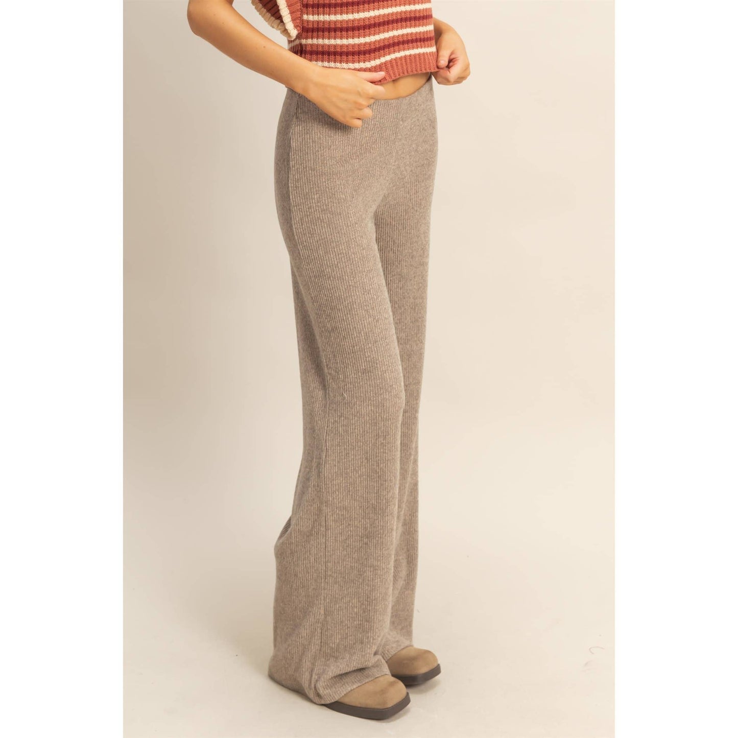 Essential Knit Flare Pants