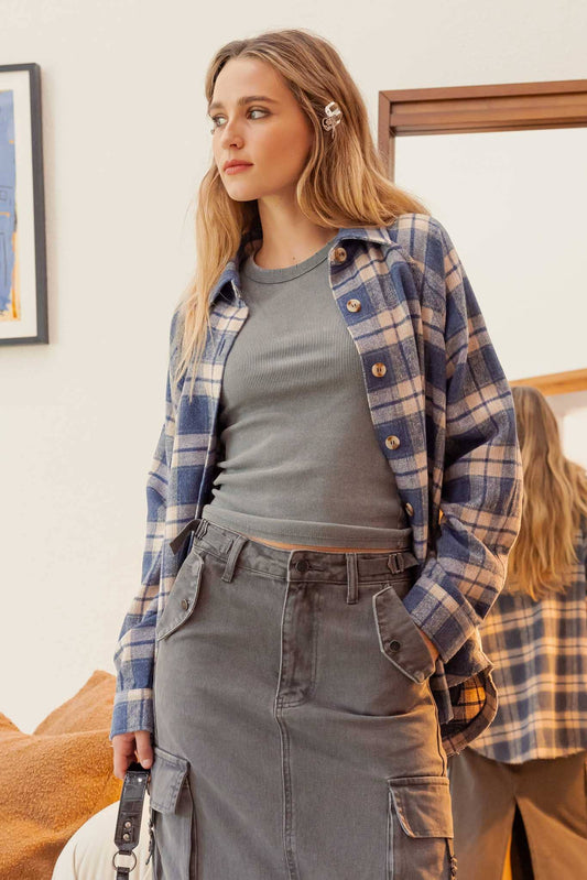 Oversized Flannel Shacket