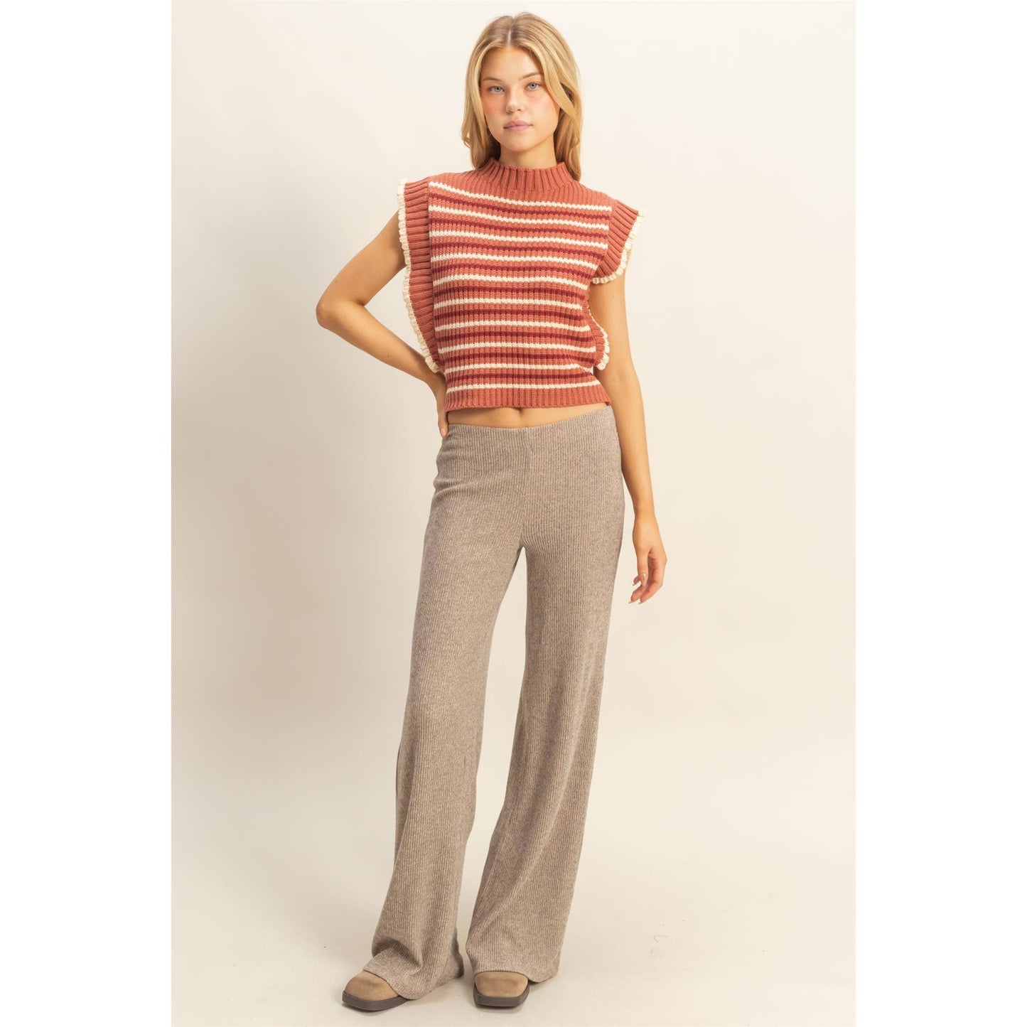 Essential Knit Flare Pants