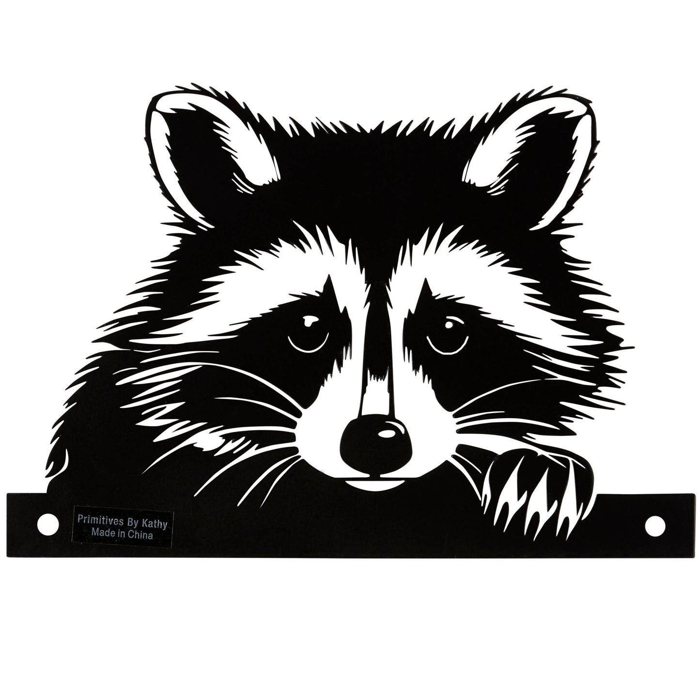 Raccoon Metal Outdoor Art