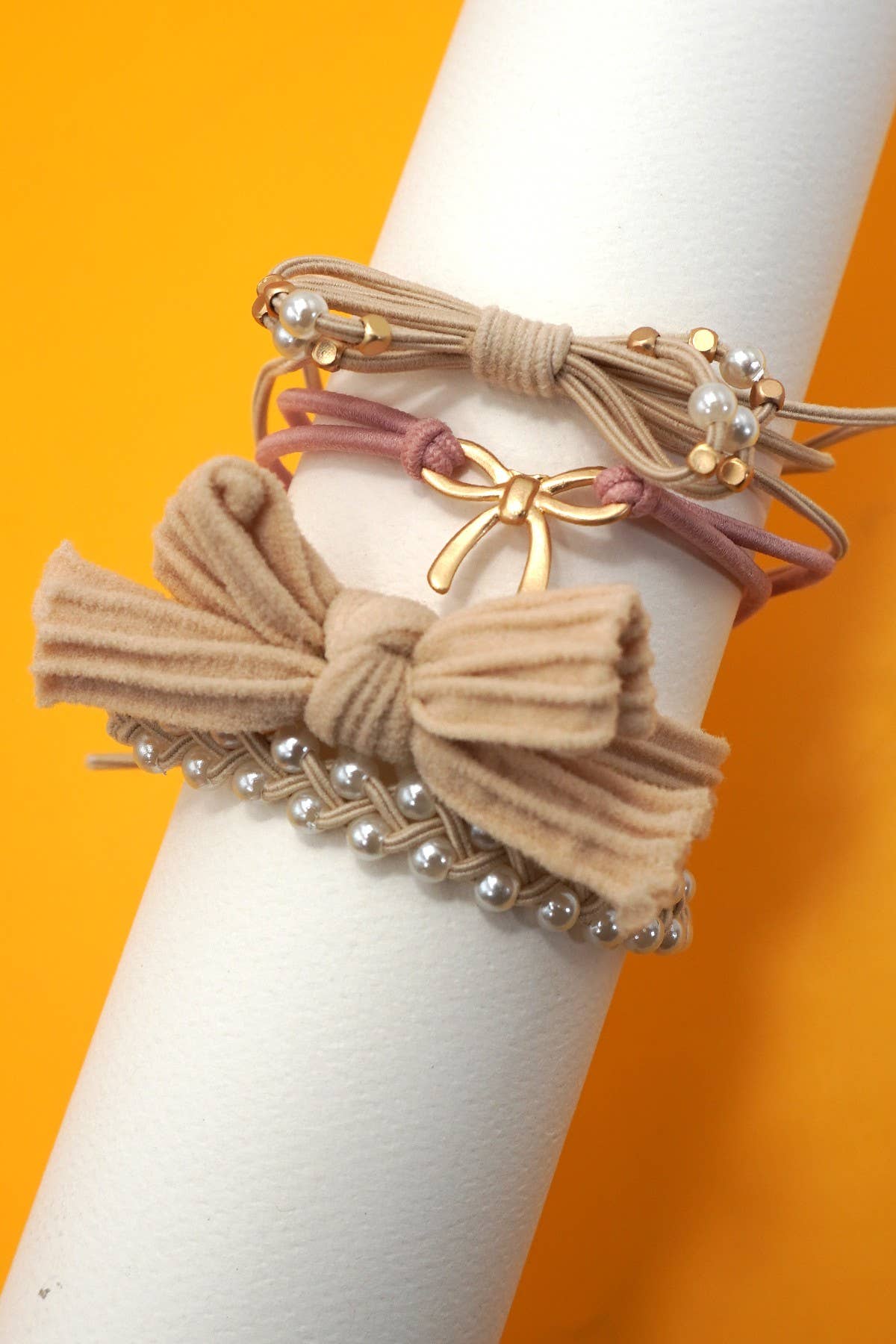 BOHO DUAL FUNCTION KNOT BRACELET HAIR TIES