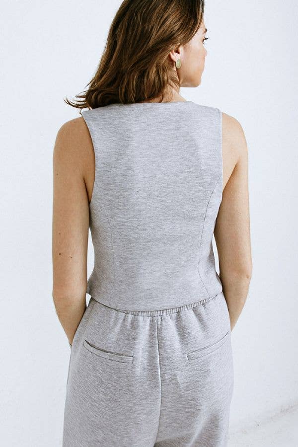 Ponti Knit Vest