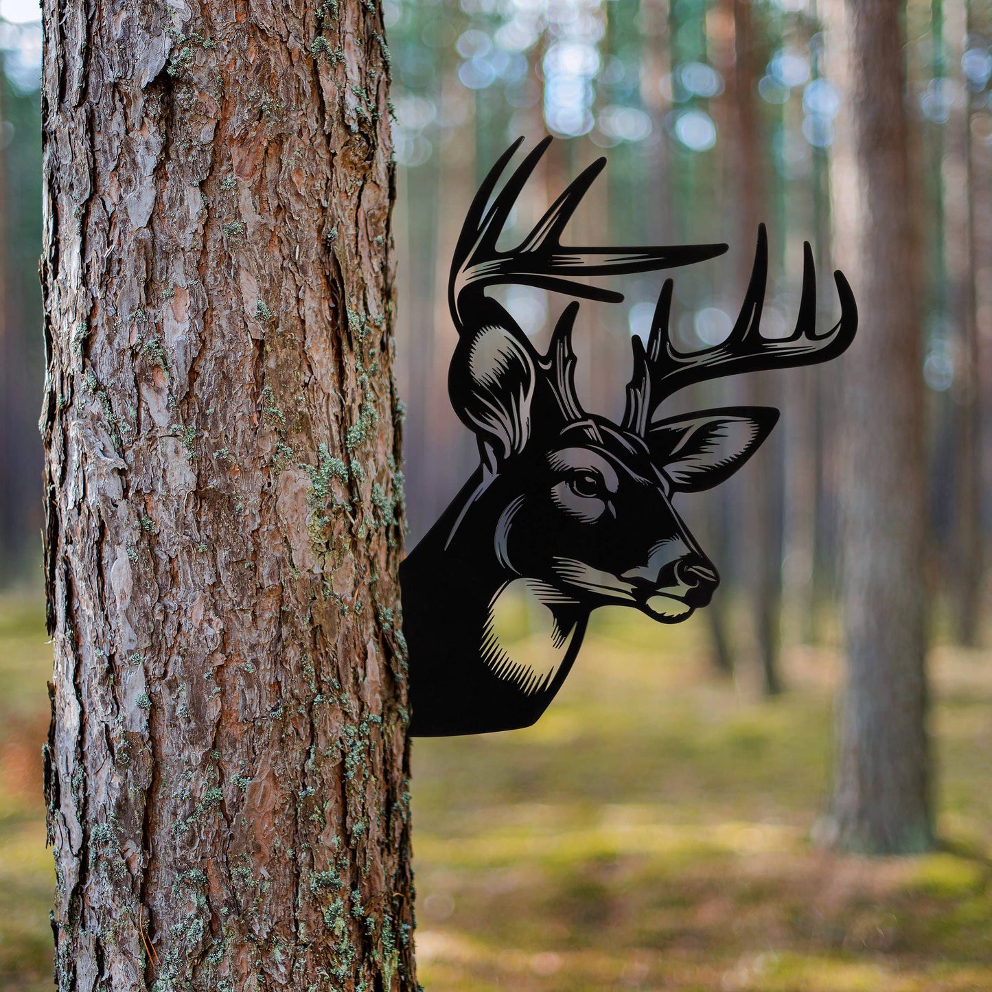 Stag Metal Outdoor Art