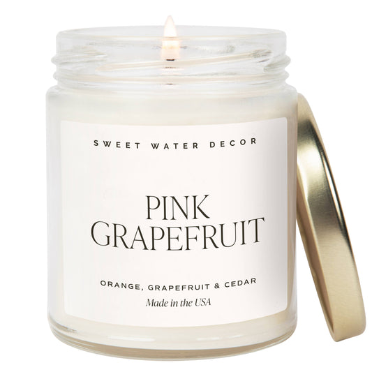 Pink Grapefruit 9 oz Soy Candle