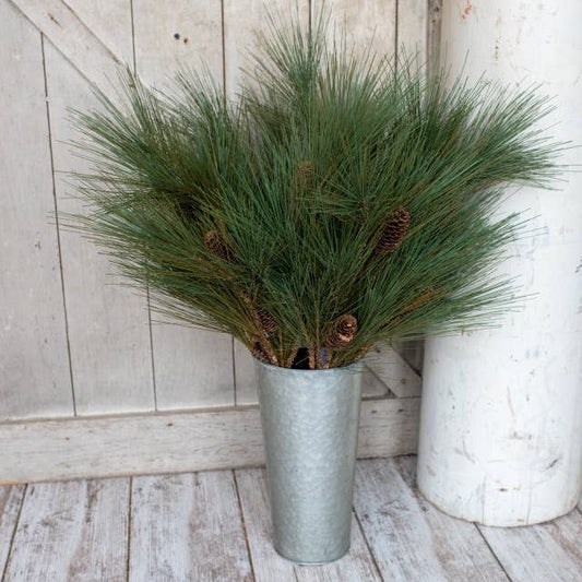 29" RIVER PINE SPRAY W/ PINE CONES