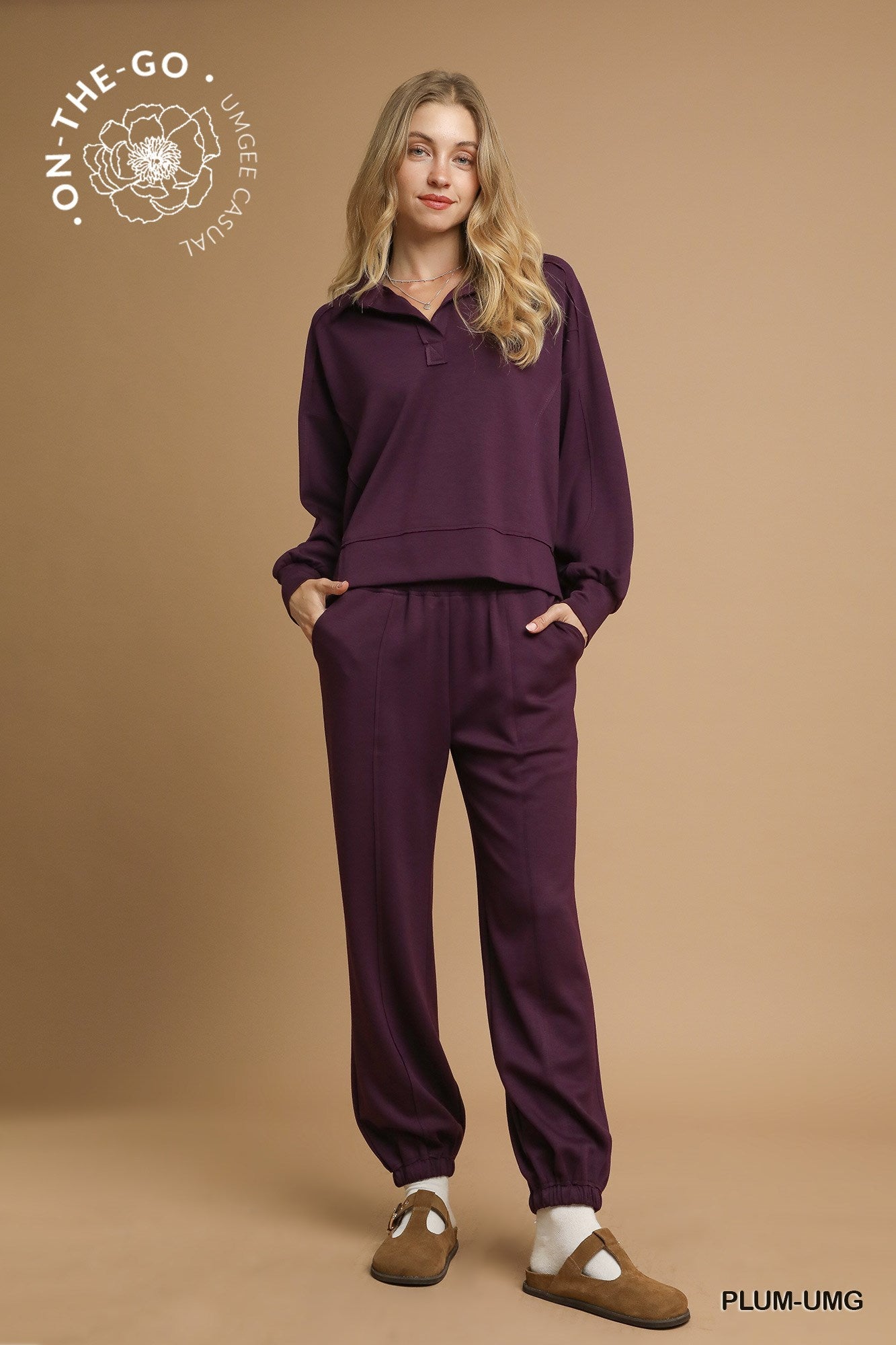 Luxe Knit Split Neck Pullover Top