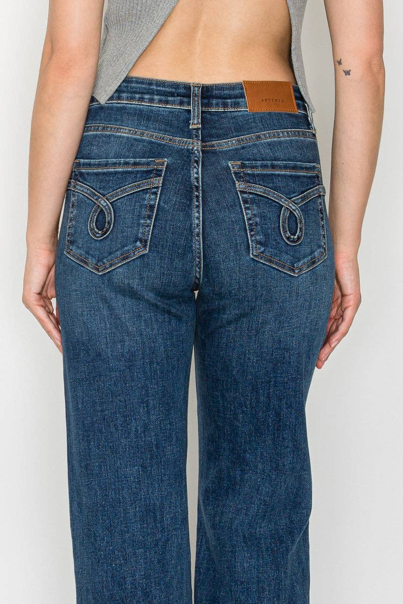 Tummy Control High Rise Relaxed Holly Flare Jeans