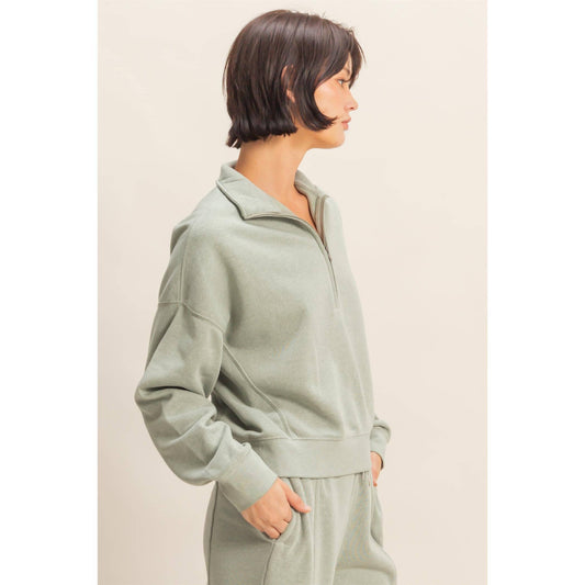 Love This Way Half-Zip Sweatshirt