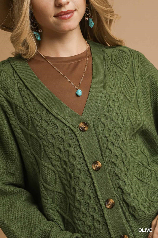 Cable Knit Cardigan