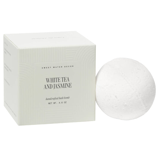 *NEW* White Tea and Jasmine 4.6 oz Bath Bomb