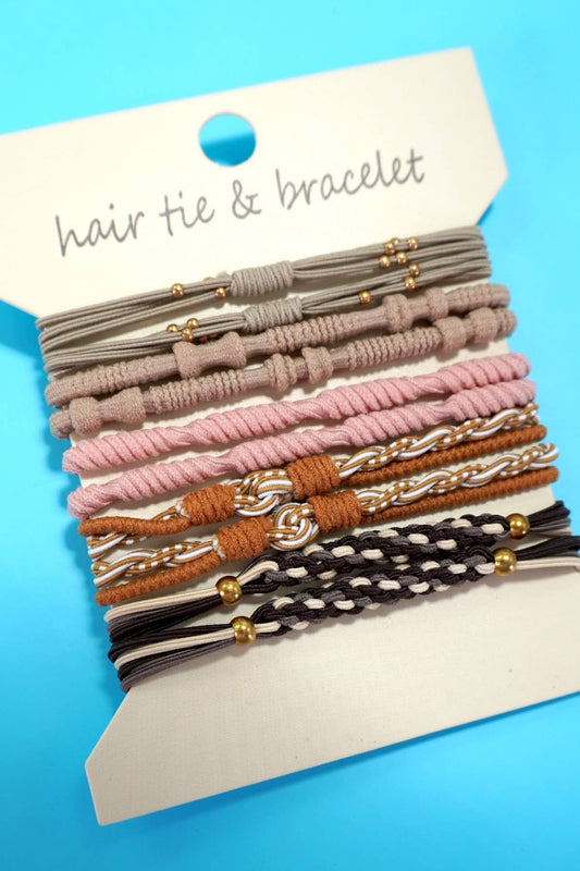 BOHO DUAL FUNCTION BRACELET HAIR TIES