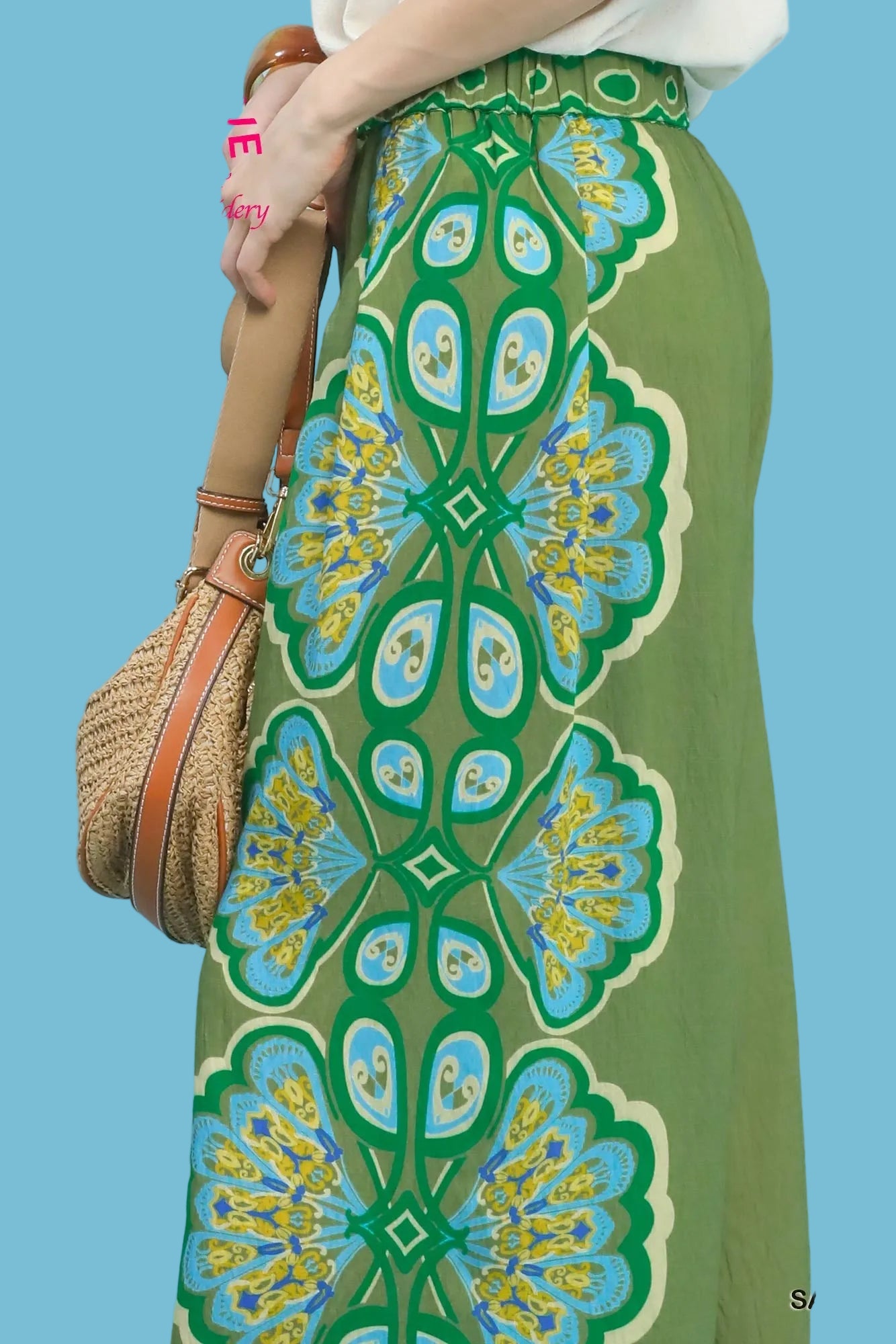 Printed Wide Leg Palazzo Pant