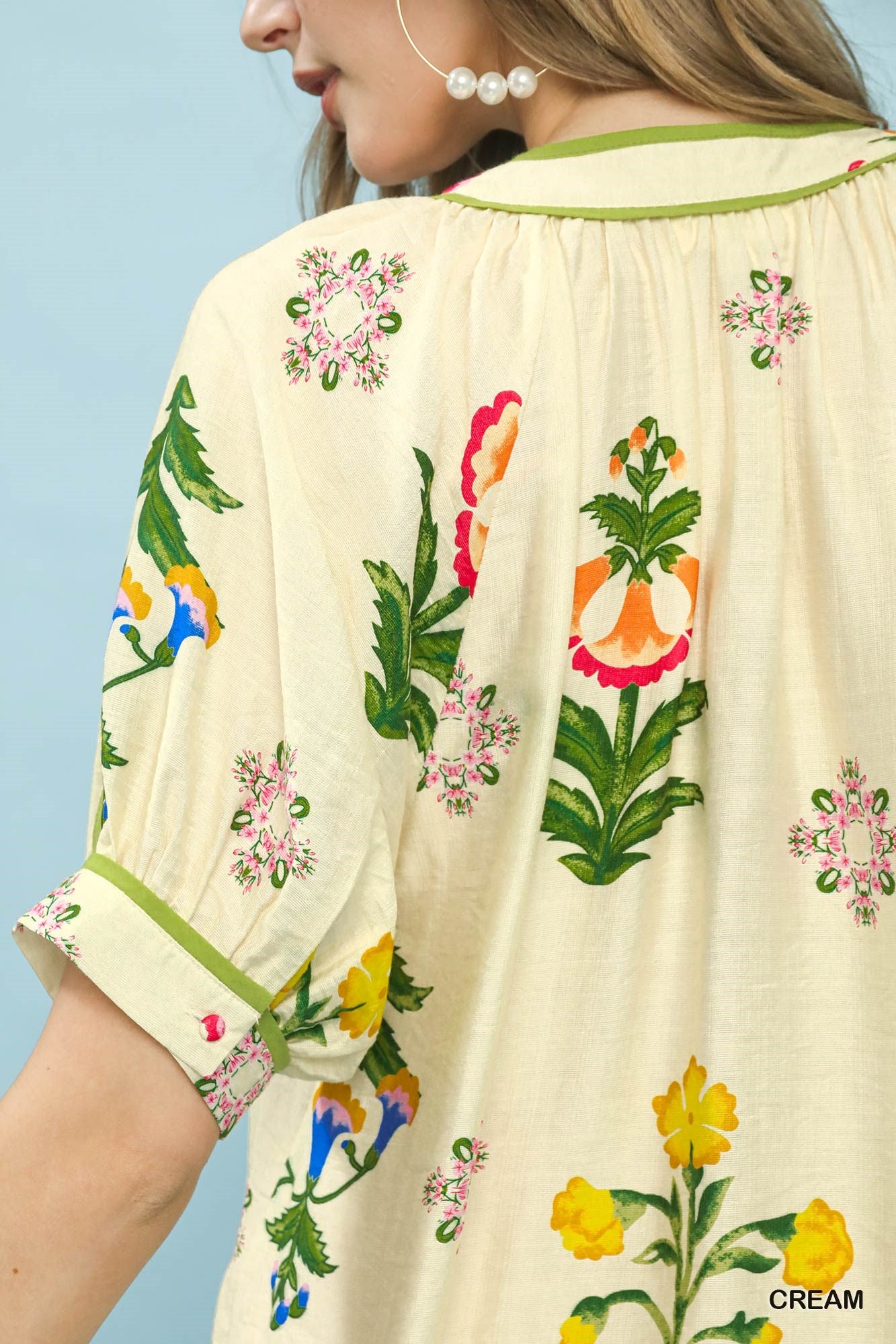 Botanical Print Blouse