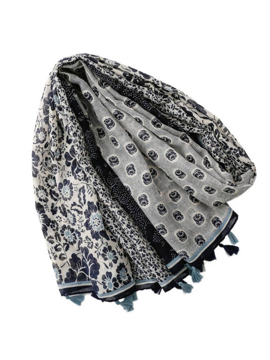 Boho Patchwork Wrap Scarf