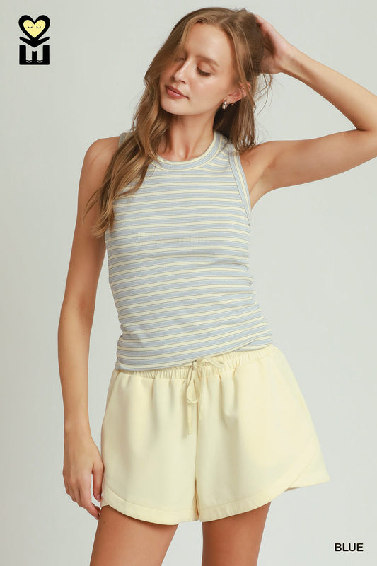 Multi Stripe Racerback Tank