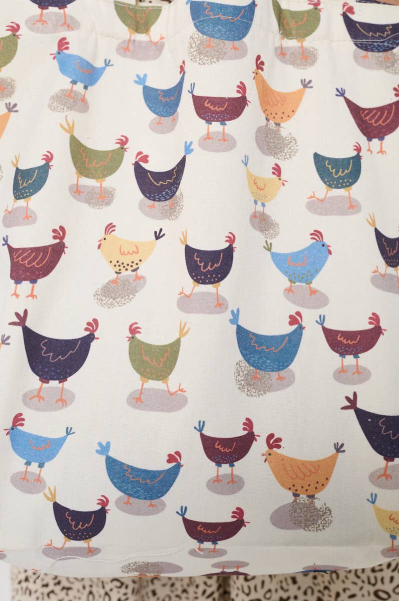 ROOSTER PRINT TOTE BAG