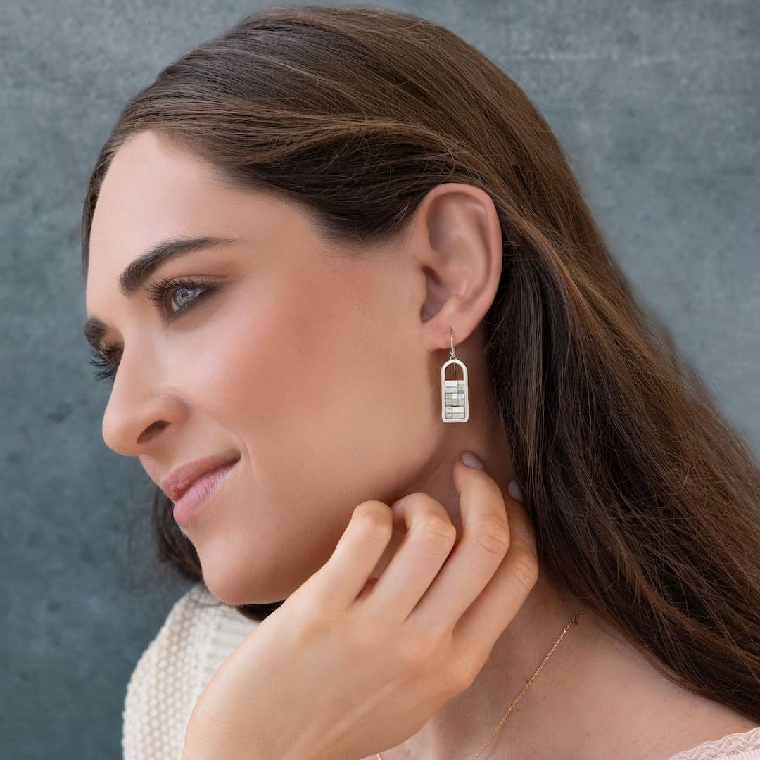 Good Karma Miyuki Frame Earring
