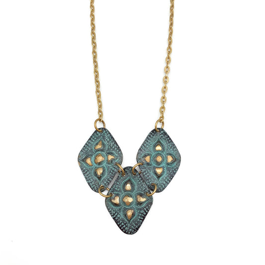 Brass Patina Necklace