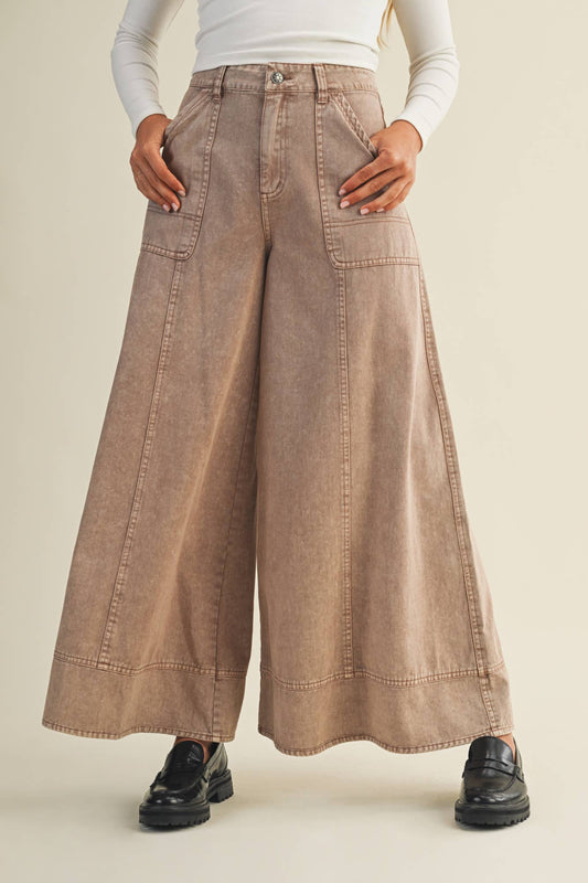ULTRA WIDE LEG CARPENTER PANTS