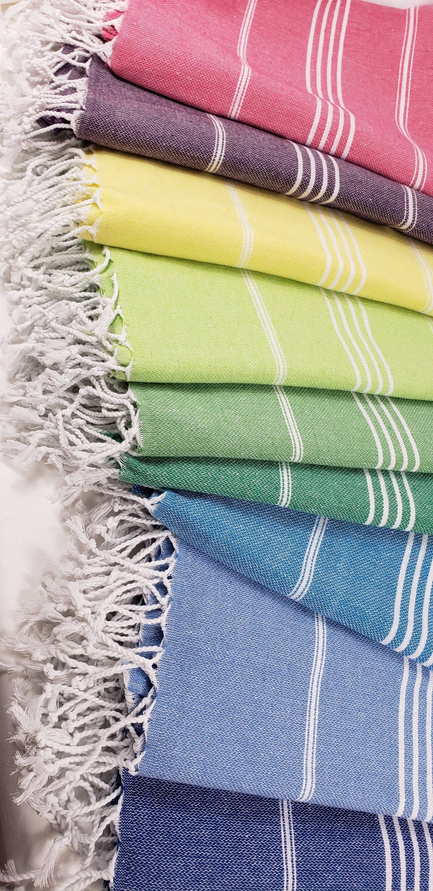 Assorted Turkish Cotton Beach Towels