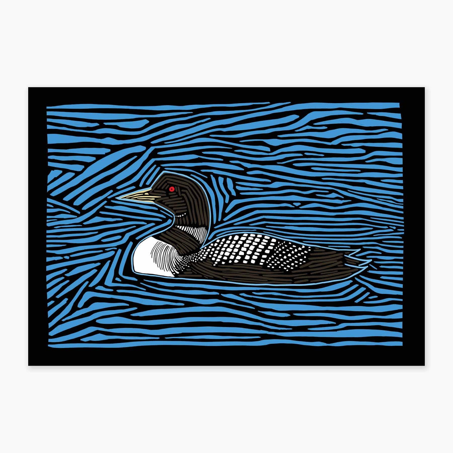 Cut Loon - 3" Art Sticker