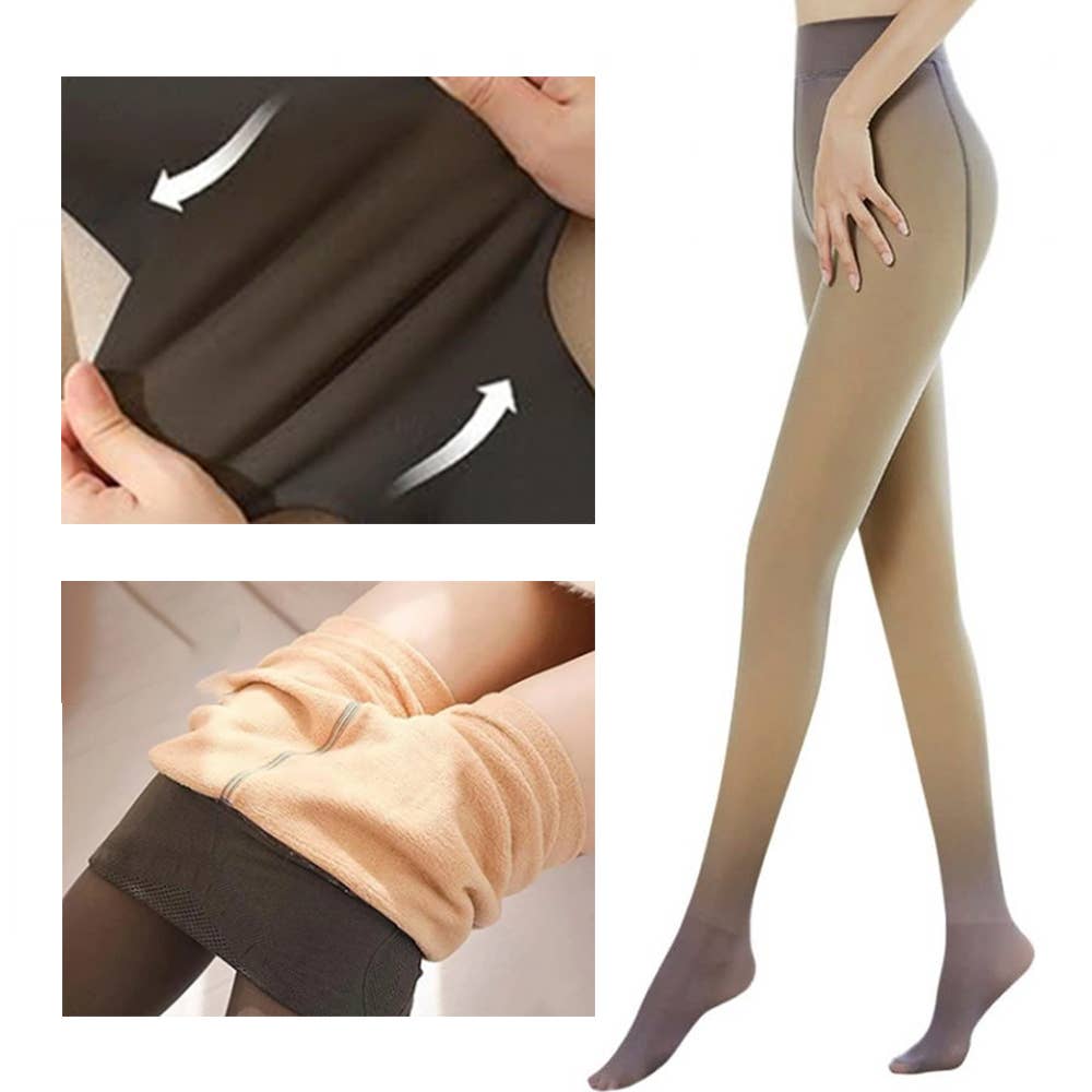 Opaque Fleece Lined Tights