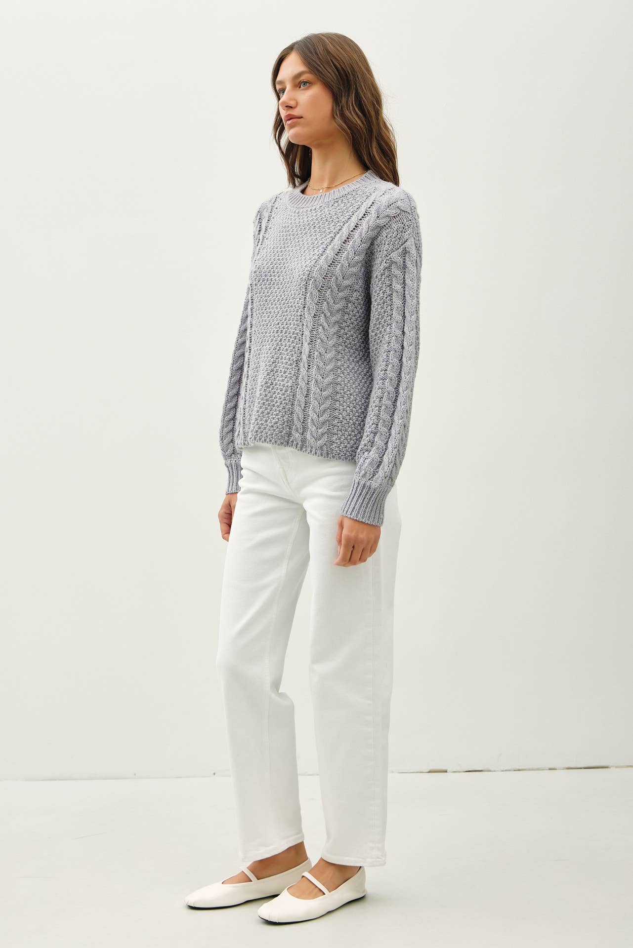 Chunky Cable Knit Sweater