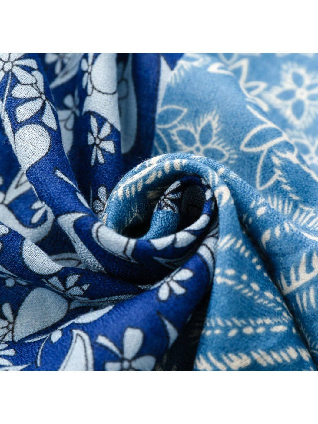 Paisley Print Long Scarf for Women