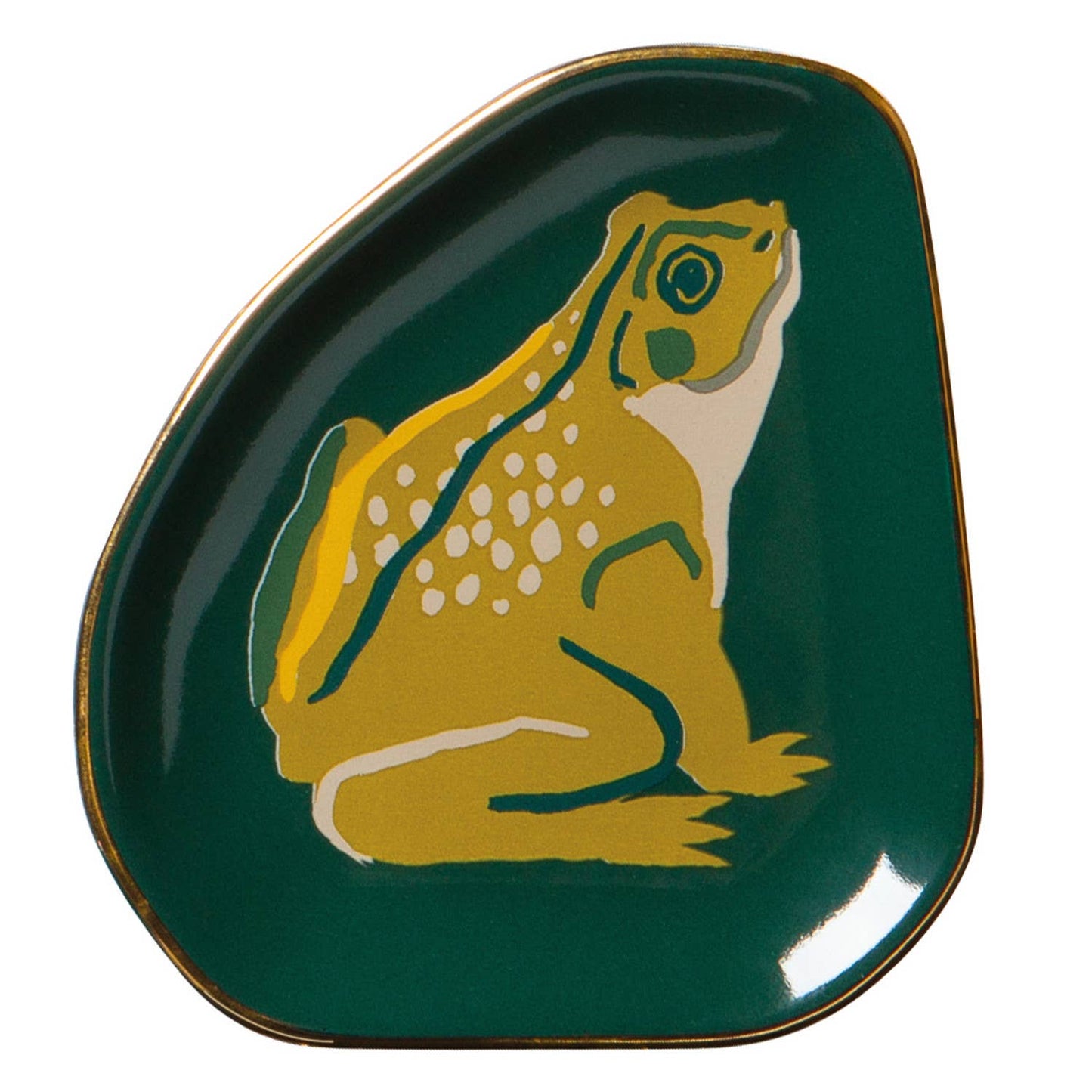 Frog Shaped Ceramic Trinket Tray