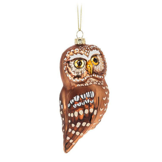 Tawny Owl Ornament-4.5"H