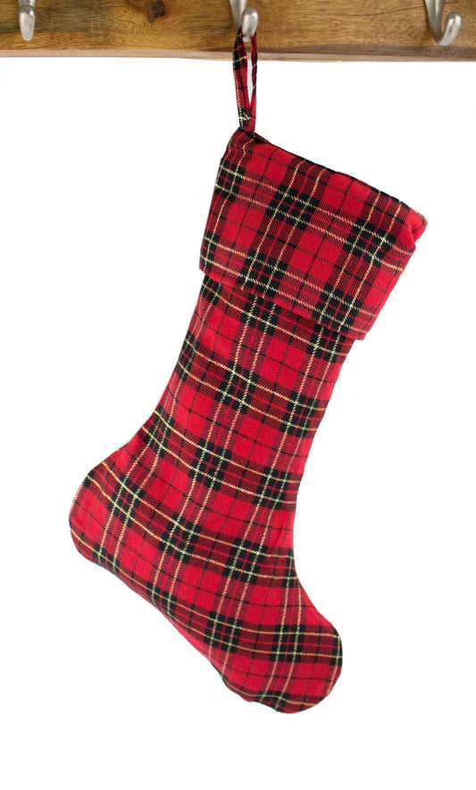 Classic Tartan Plaid Dazzle Christmas Stocking