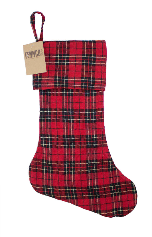 Classic Tartan Plaid Dazzle Christmas Stocking