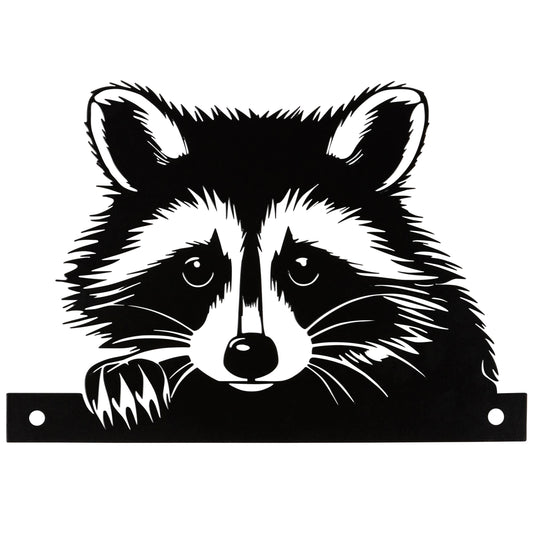 Raccoon Metal Outdoor Art