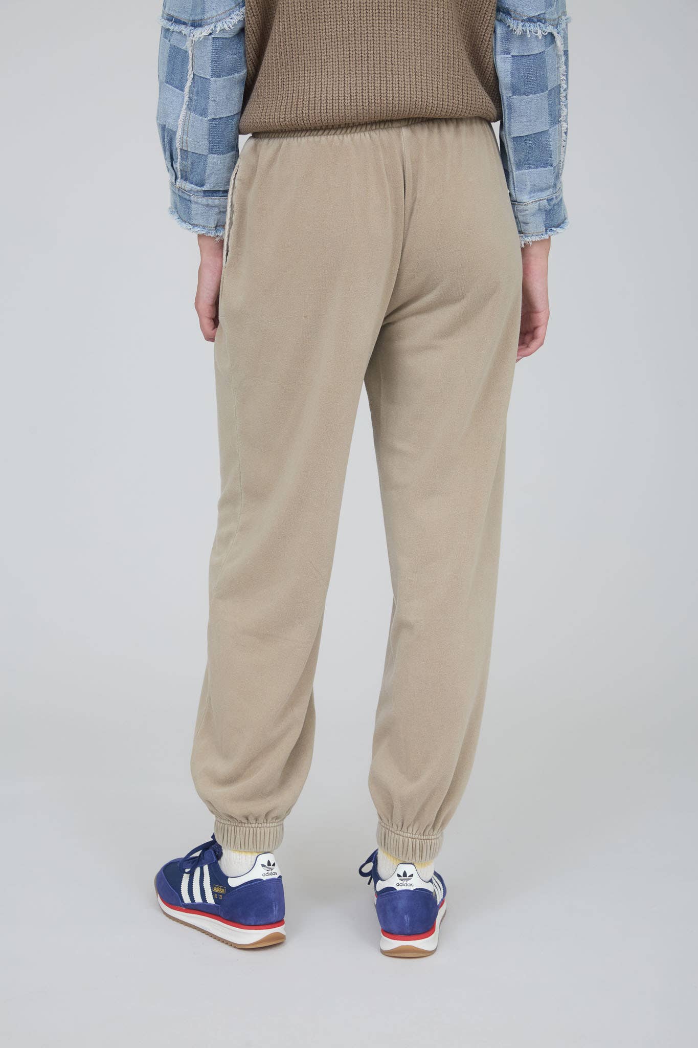 WASHED DRAWSTRING WAIST JOGGERS