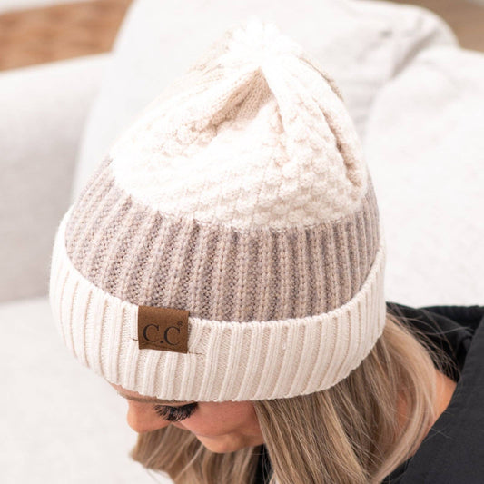 CC Color-Blocking Beanie