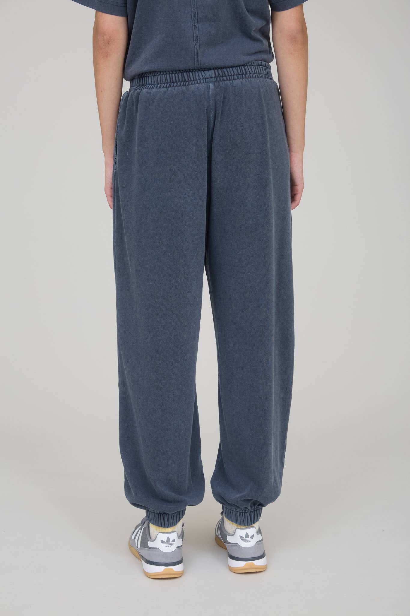 WASHED DRAWSTRING WAIST JOGGERS