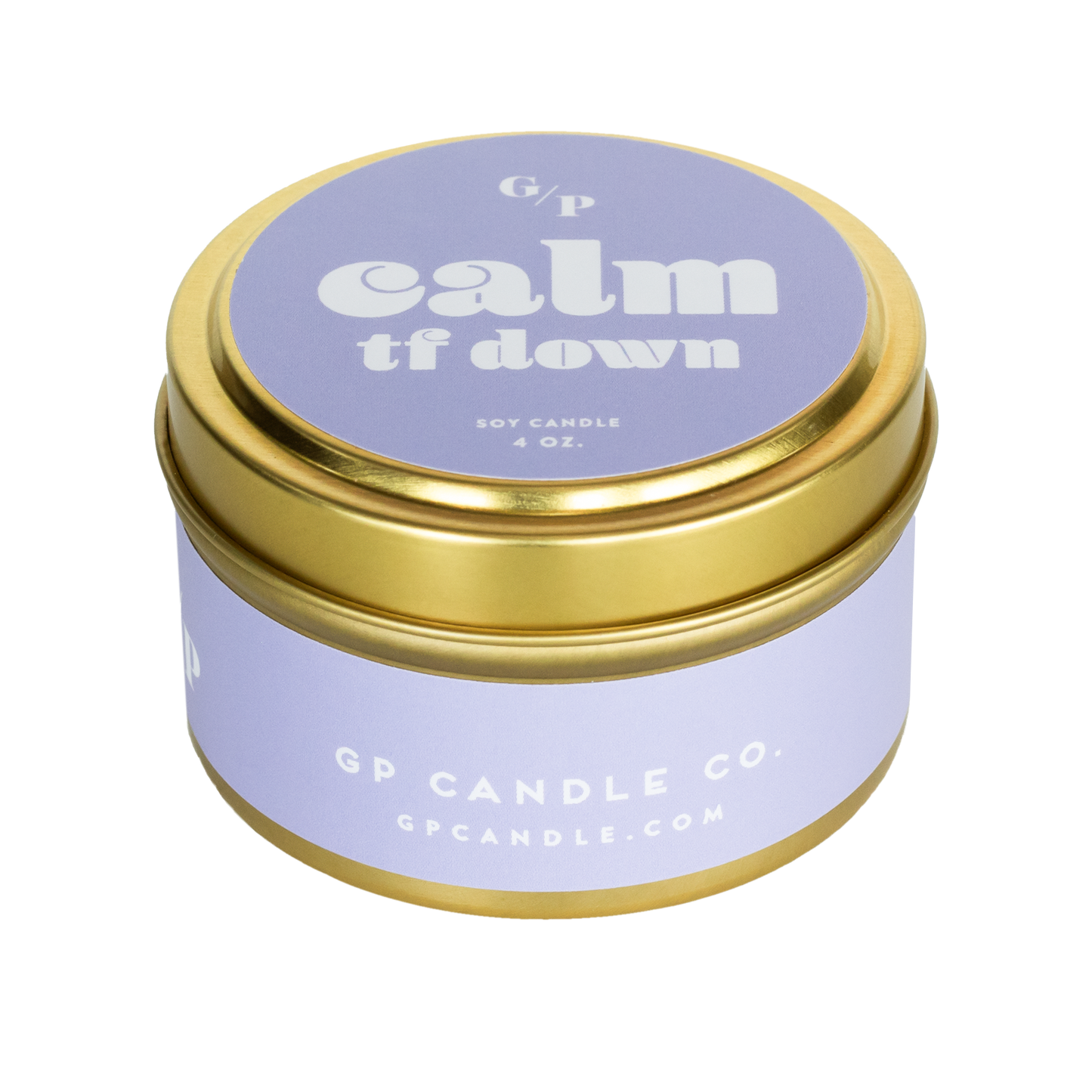 Calm TF Down 4 oz. Candle Tin