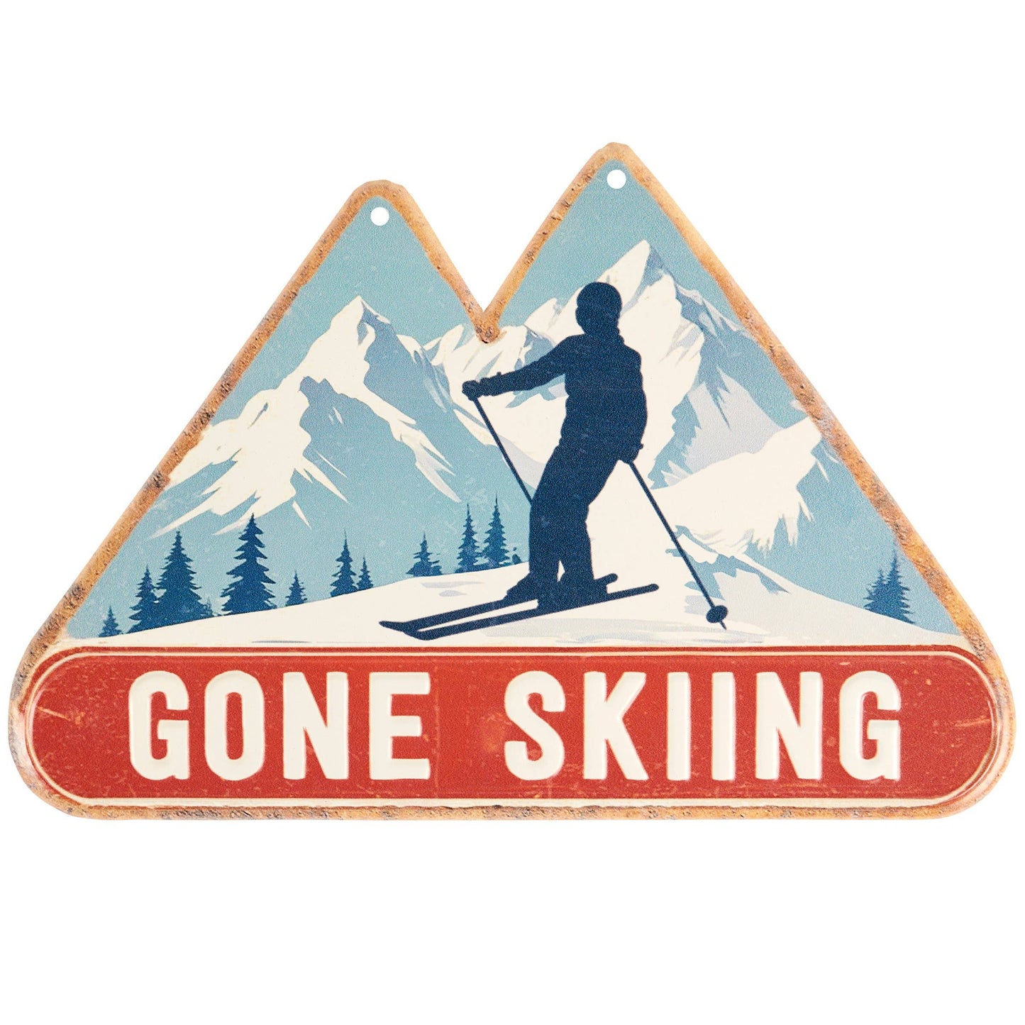 Gone Skiing Wall Decor