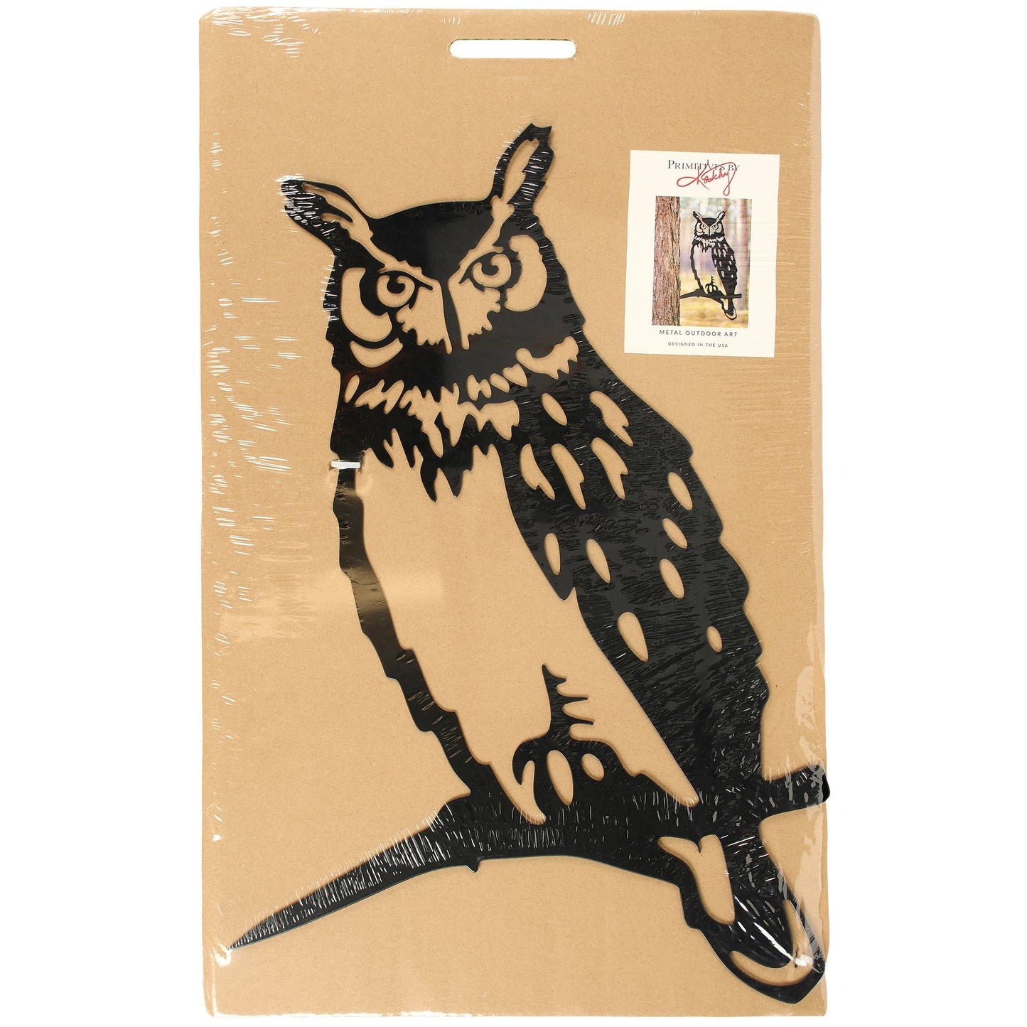 Owl Metal Outdoor Art