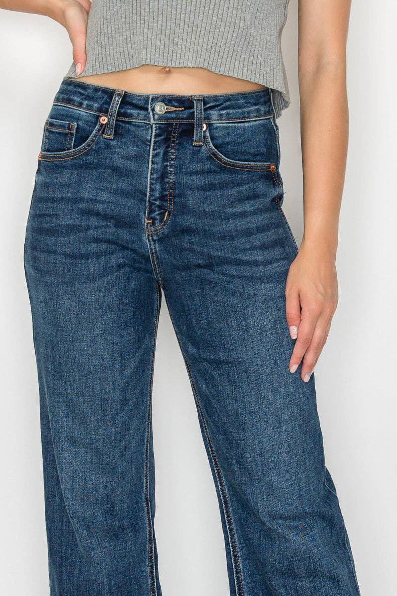 Tummy Control High Rise Relaxed Holly Flare Jeans