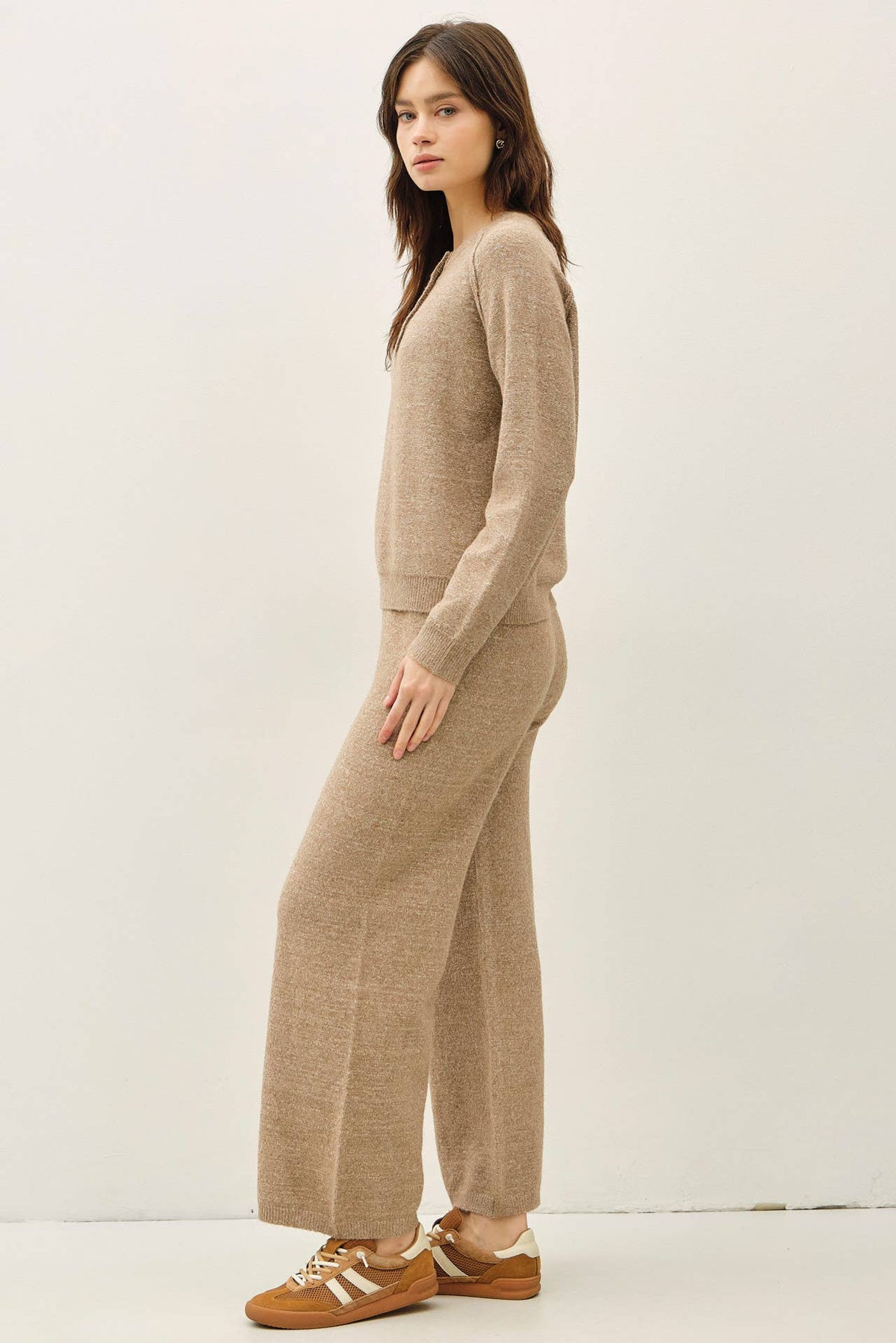 ALPINE ULTRA COZY HENLEYED SWEATER TOP