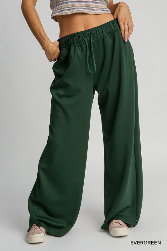 Luxe Knit Wide Leg Sweatpants