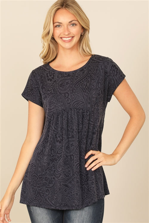 Paisley Patterned Top