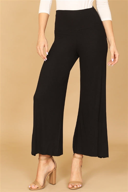 Wide Leg Baby Ribbed Pants