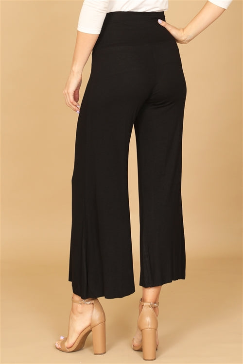 Wide Leg Baby Ribbed Pants